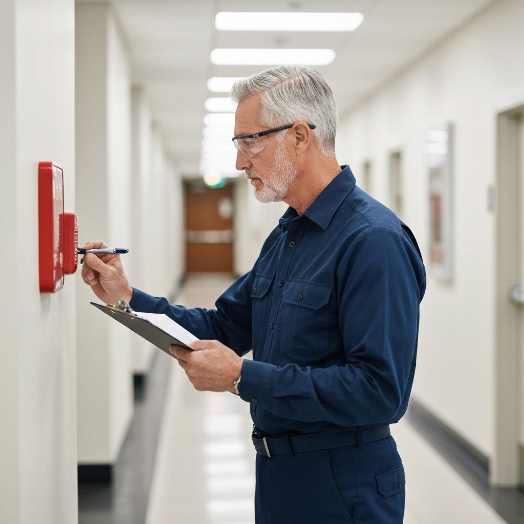 UL certified fire system inspection technician