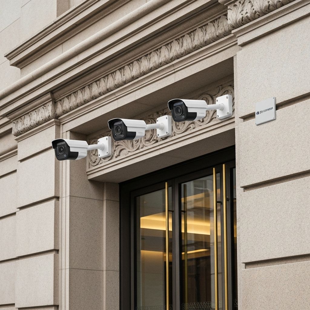 HD security cameras monitoring commercial property in St. Louis