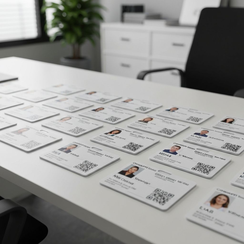 Professional ID badges and employee cards